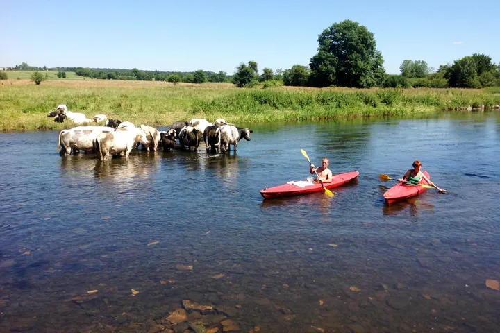 Kayak sur la semois