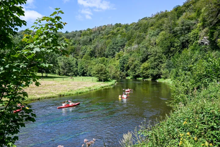 Kayak sur la semois