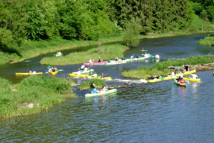 Kayak sur la semois