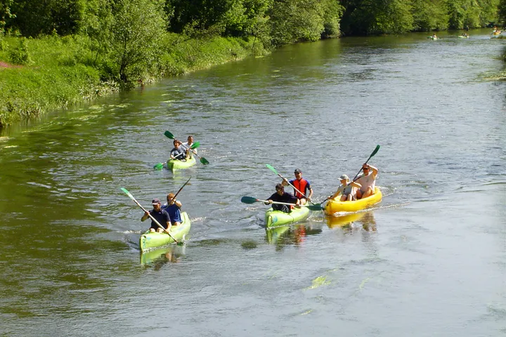Kayak sur la semois