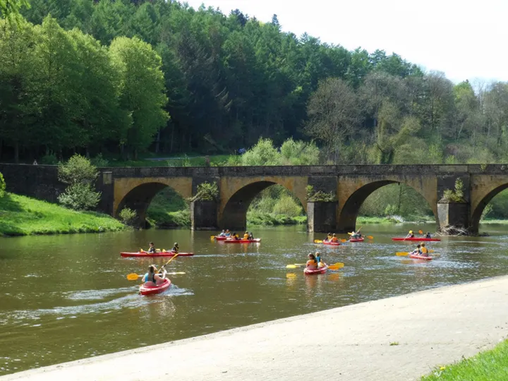Kayakistes sur la Semois